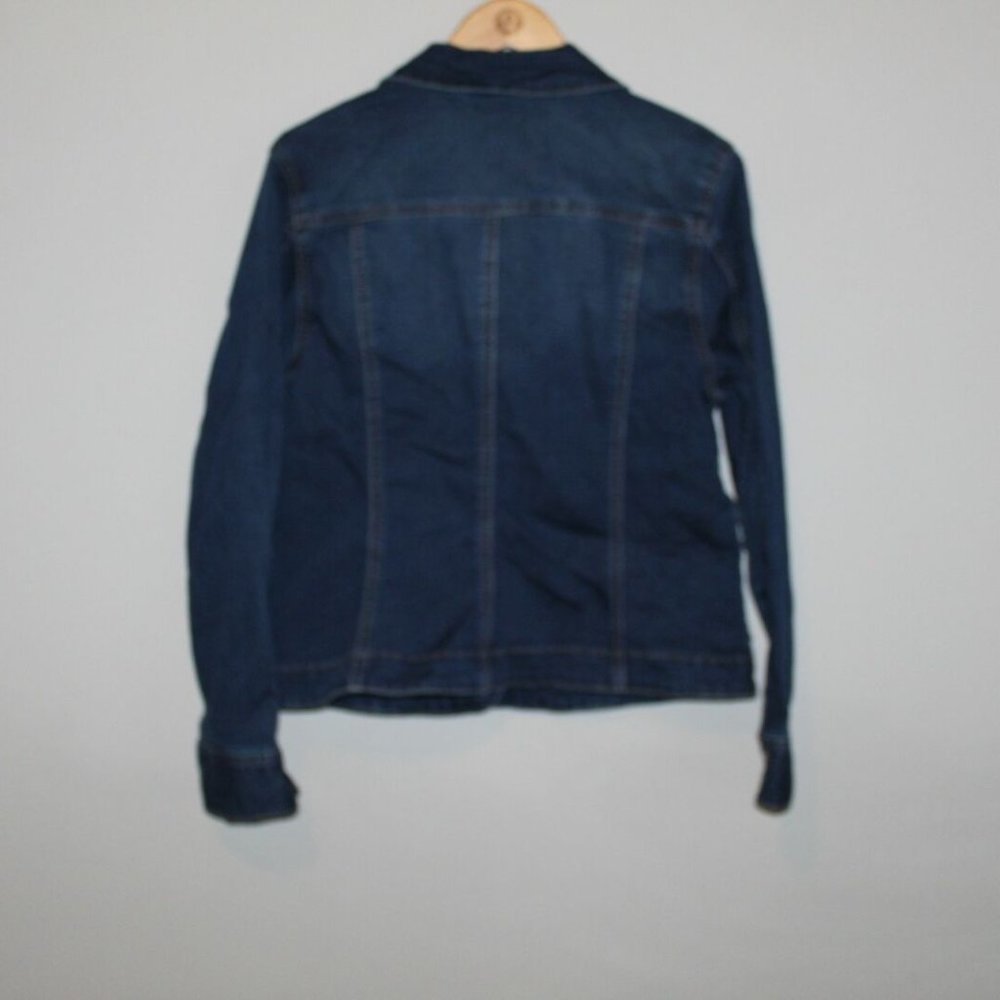 Charter Club Floral Denim Jean Jacket HW8348 - Picture 5 of 5